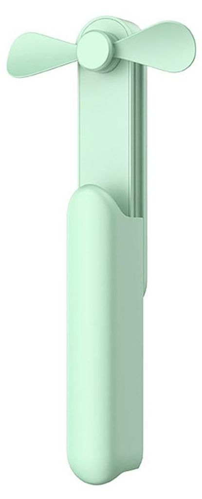 Handlicher Mini-Ventilator – tragbarer Pocket Fan mit 2000 mAh Powerbank – Wiederaufladbar, persönlicher Reiseventilator für Frauen, klein & ...