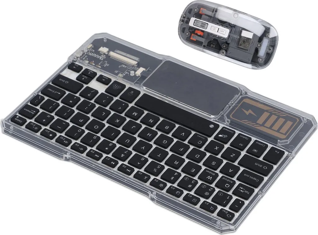 Ensemble clavier souris Bluetooth pour tablette Android bureau et voyage