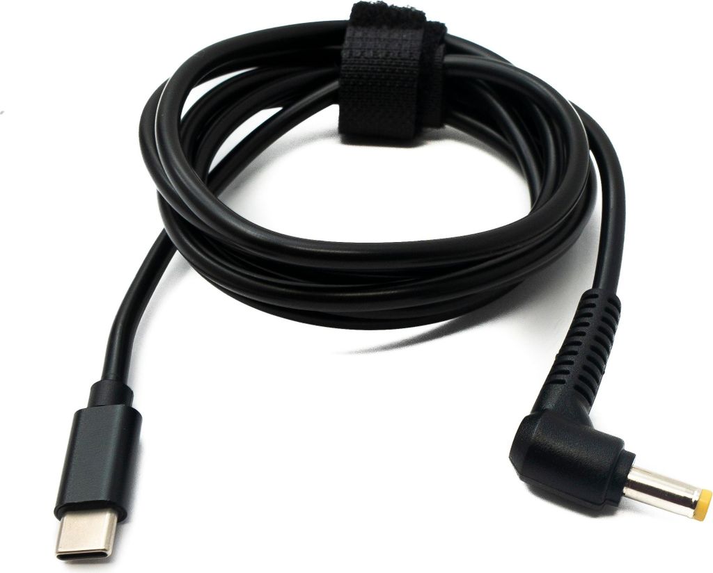 SYSTEM-S DC 9V Kabel 150 cm 4,8 x 1,7 Stecker zu USB 3.1 Typ C Stecker Winkel
