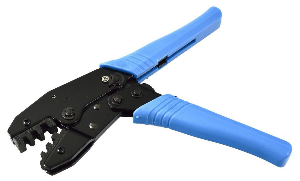 Ratschen-Crimpzange 0,5–6,0 mm² für Aderendhülsen & Kabelschuhe