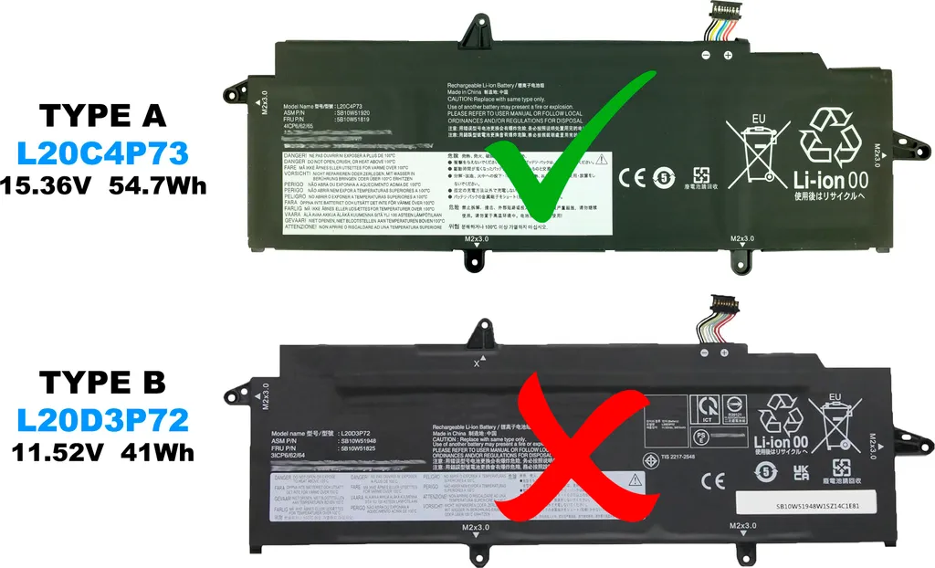 Batteria Lenovo ThinkPad X13 3564mAh - Risparmia Senza Rinunce - 5
