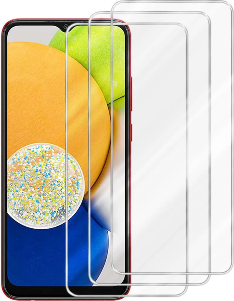 Kit 3 Pellicole Protettive Samsung A03: Vetro Temperato Antigraffio