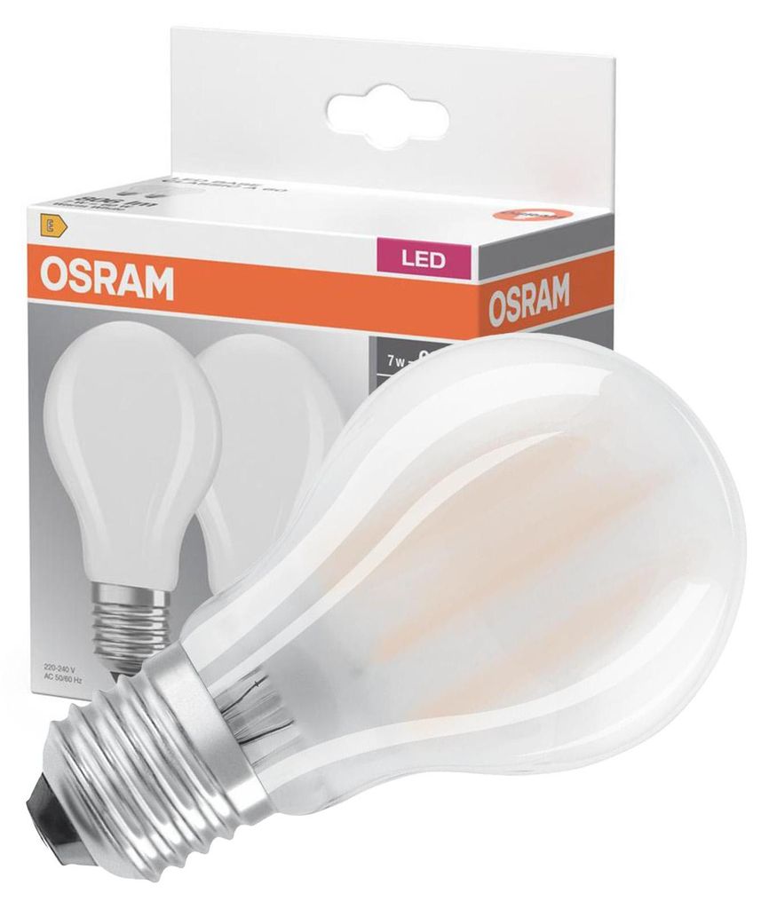 Osram AC45205, 6,5 W, 60 W, E27, 806 lm, 10000 h, Ciepłe Zdjęcie produktu 