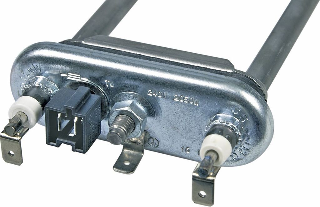 easyPART passend für 10030190 EUROPART Heizelement Heizung Rohrheizung Heizstab 2050W 240V mit NTC Thermosicherung Waschmaschine passend wie Baukn...