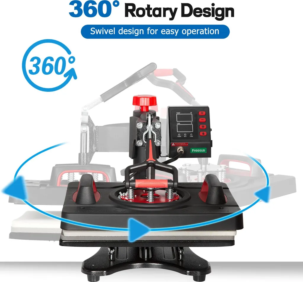 Machine de Sublimation Polyvalente 8 en 1 avec Écran LCD et Prise EU