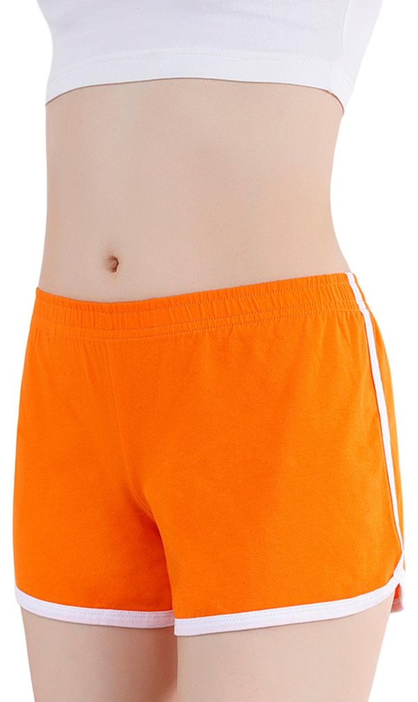 Damen Baumwollunterwäsche, atmungsaktiv, locker, lässig, Fitnessshorts, elastischer Bund, Sport-Boxershorts, Unterhosen