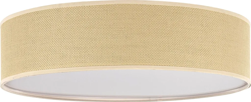 Plafonnier Plat pour Petit Espace en Papier Tressé Luminaire Moderne