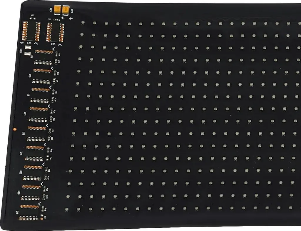 Écran LED Flexible RGB Contrôle Bluetooth par App pour Message Défilant - 4