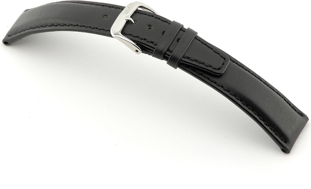 Happel Lederband Idaho 20 mm schwarz