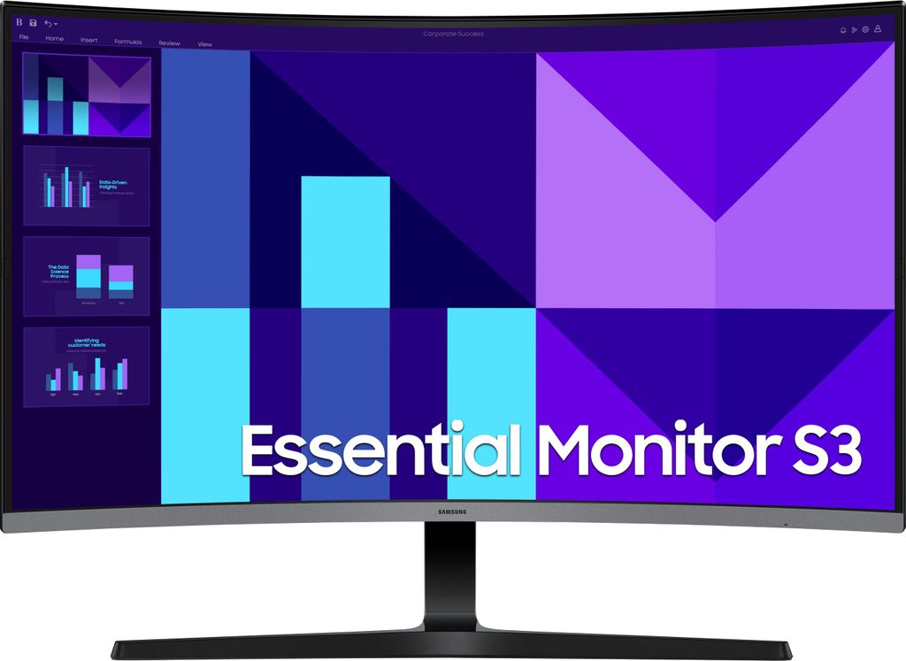 Samsung Essential S3 S32D396GAU Curved-Monitor 81.3cm (32") Full HD, VA, 4ms,