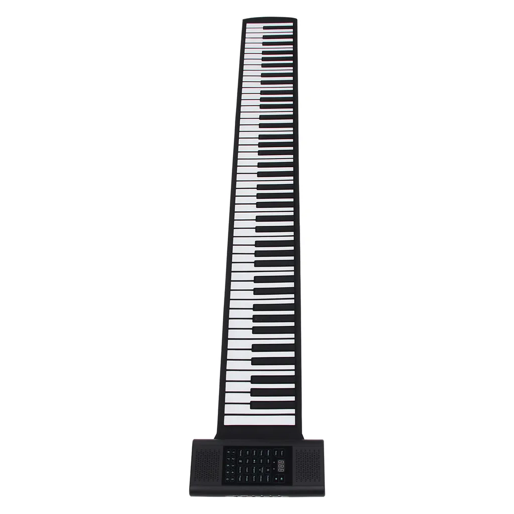 Piano à rouleau à main électronique rechargeable avec affichage LED - 4