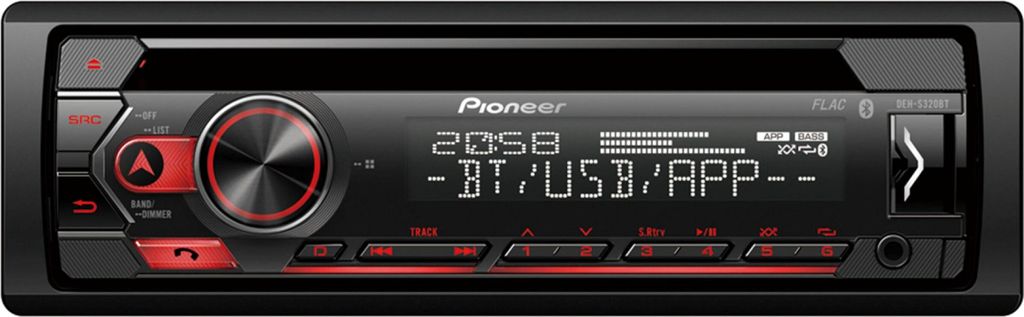 Pioneer DEH-S320BT - Bluetooth |  Spotify | CD | USB | Produktbild 