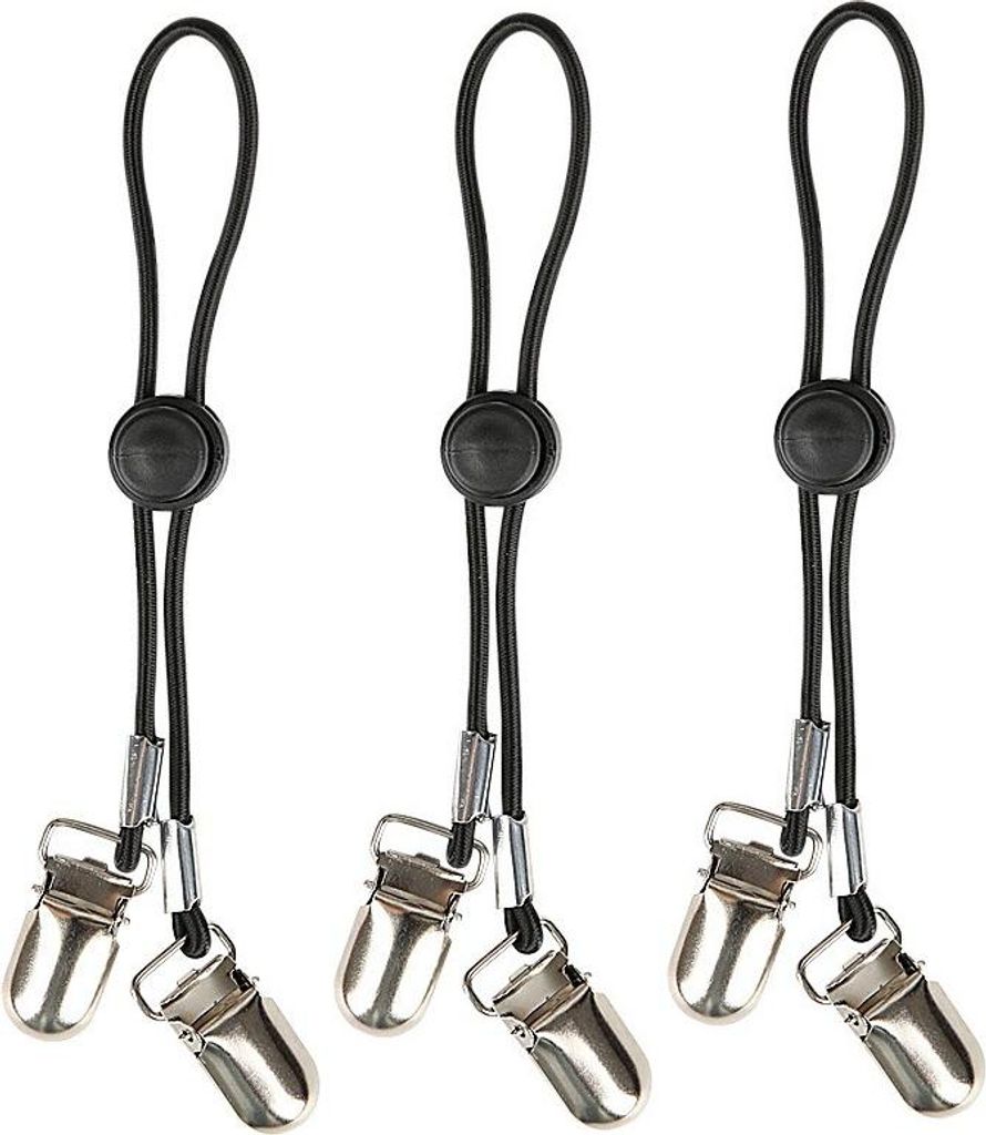 INF Doppelkopf-Clips (4er-Set) – Vielseitige Helfer für Bettlaken & mehr