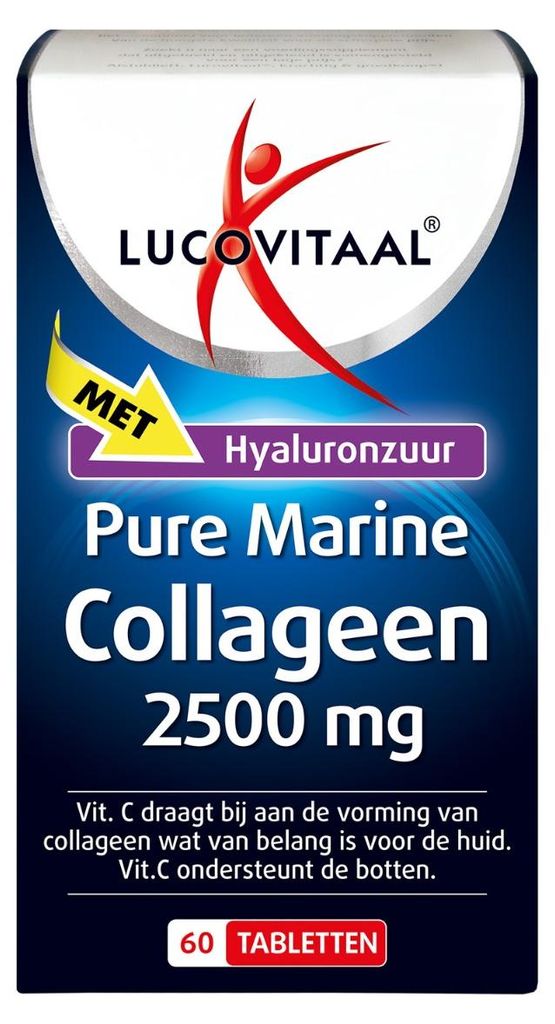 Lucovitaal Collageen 2500Mg Pure Marine (60 tabletten) Productafbeelding 