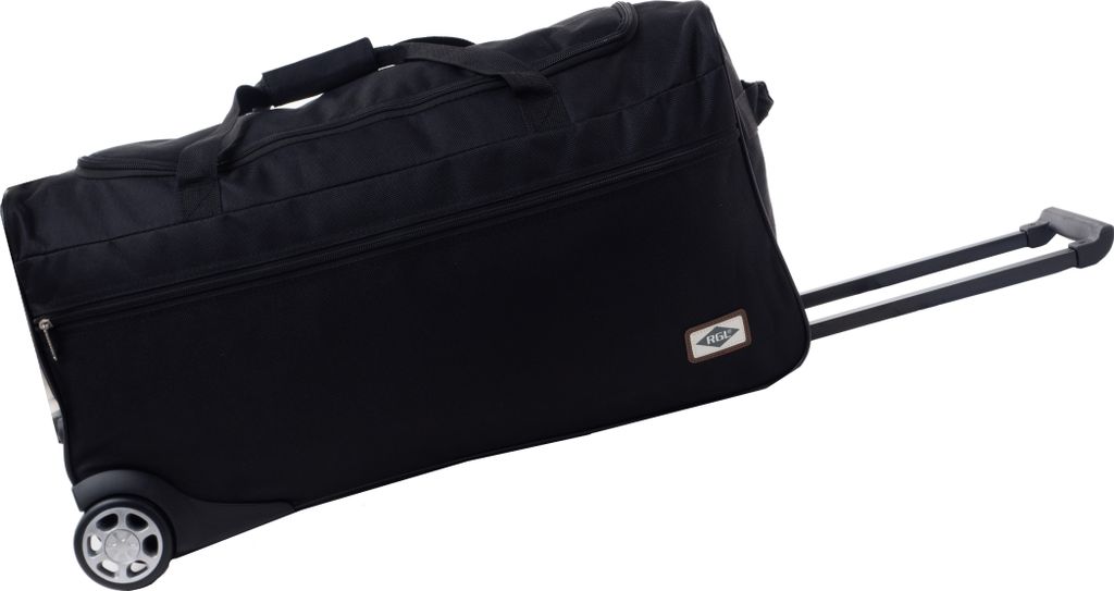 RGL 3002 A2 Trolley Reisetasche auf Rollen Ausziehbarer Griff Duffel Grösse: 130L Farbe: Schwarz