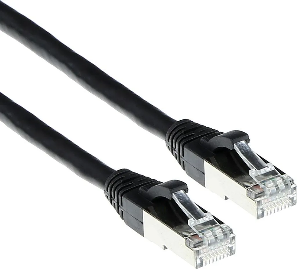 Cavo Rete ACT 25 Metri CAT6A SFTP Nero | Cavo Patch Professionale