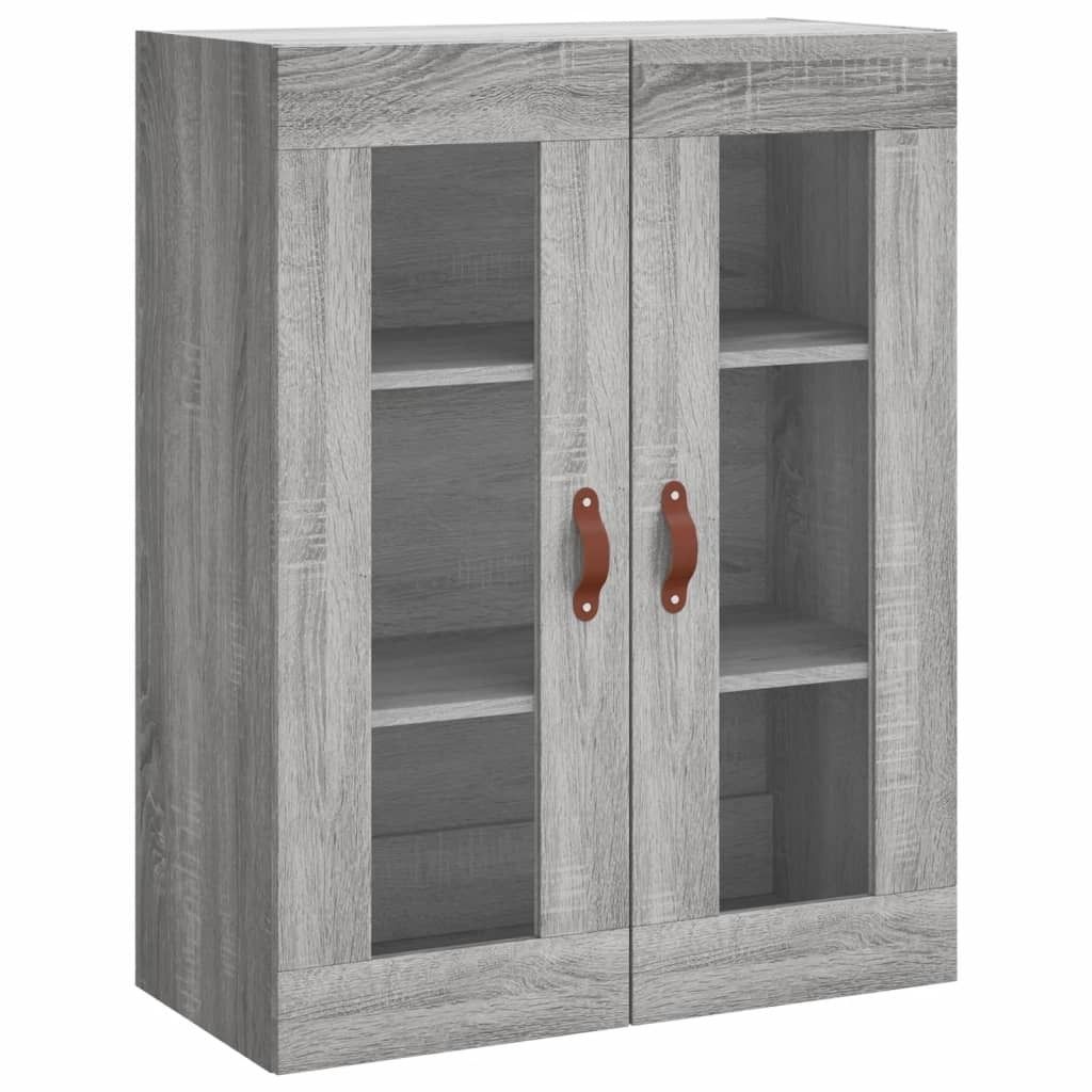 SYFAX Wandschrank Grau Sonoma 69,5x34x90 cm