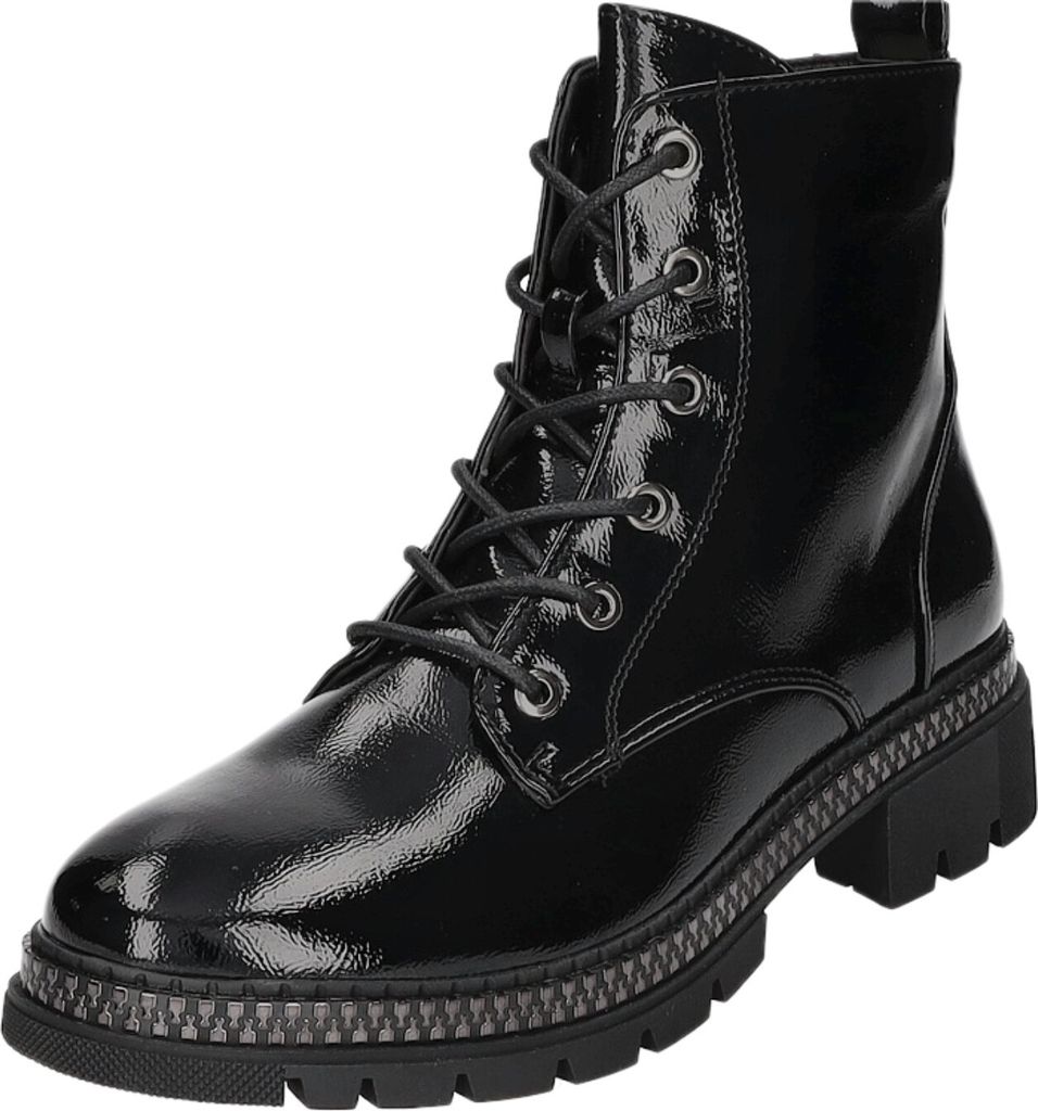 living UPDATED Damen-Schnürstiefelette gefüttert Schwarz, Farbe:schwarz, EU Größe:37