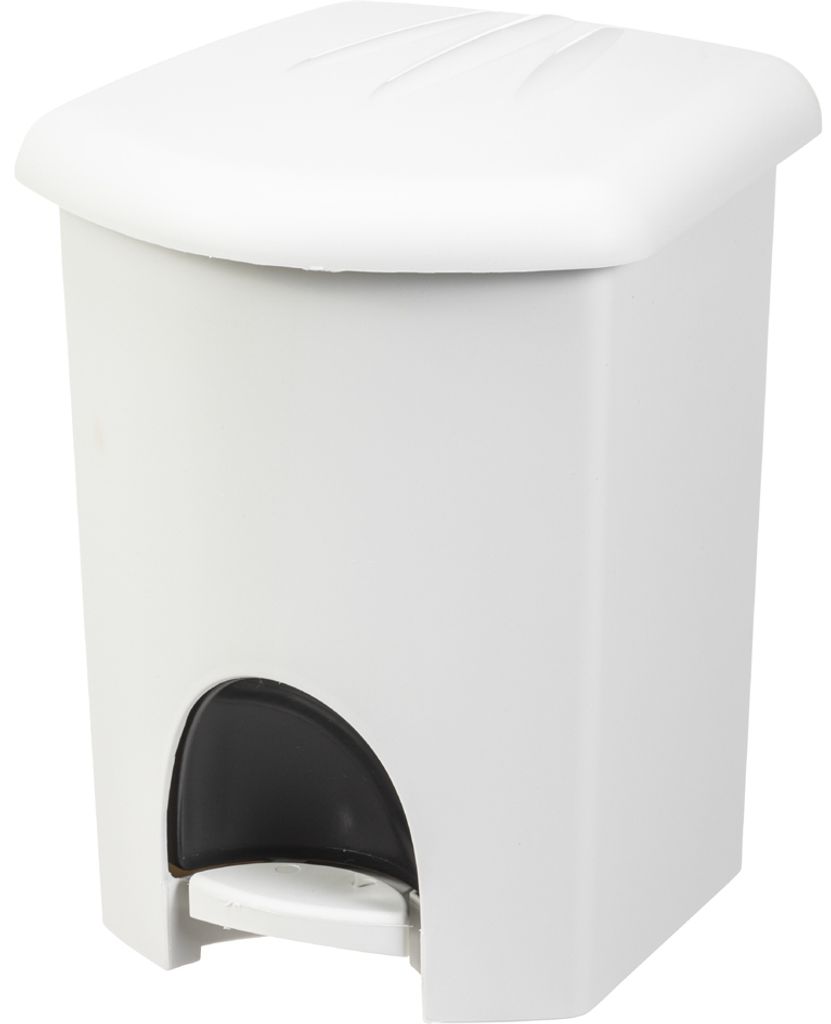 plast team Tret-Kosmetikeimer 6 Liter weiß Produktbild 