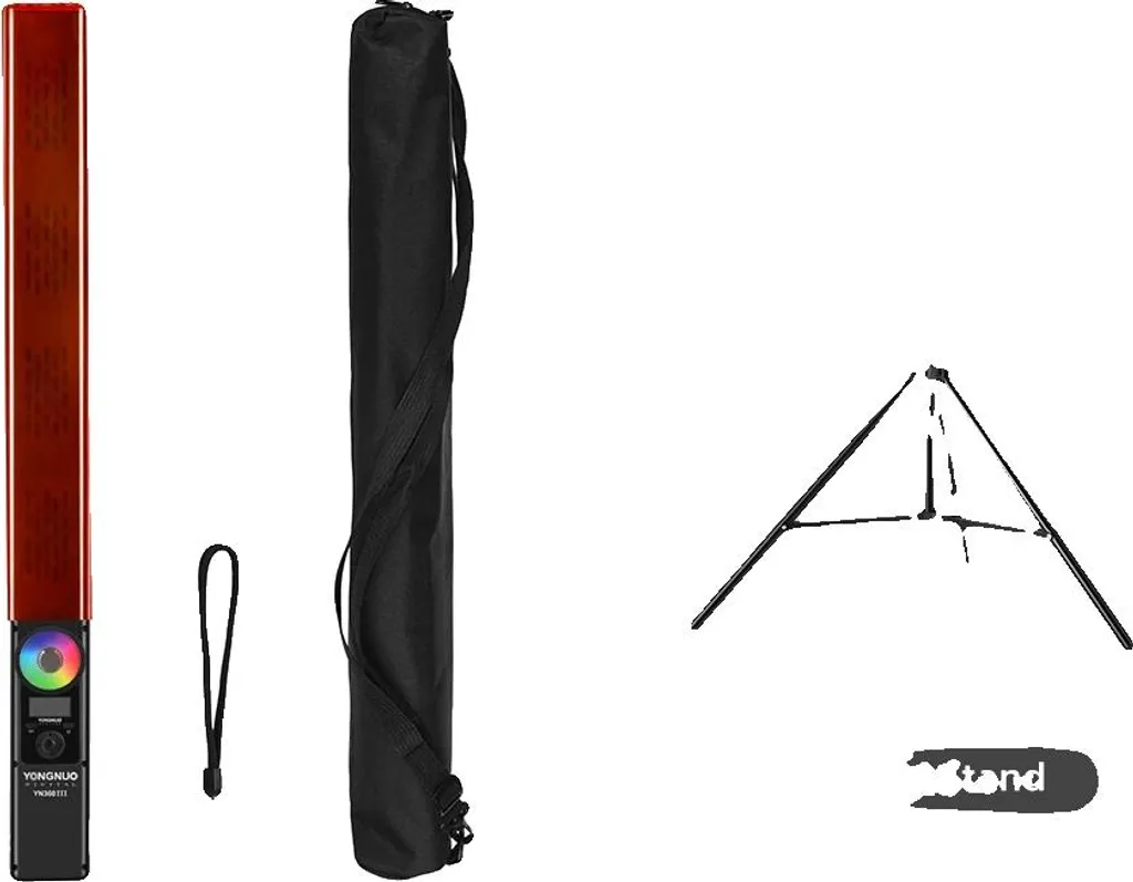 Kit YN360III 2 Lampe Vidéo LED RVB avec Télécommande pour Tournage Pro