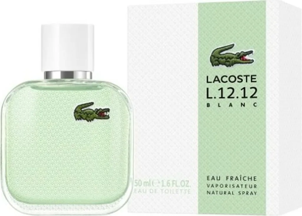 Lacoste L.12.12 Blanc Eau Fraîche Homme : Fraîcheur Boisée en 100 ml
