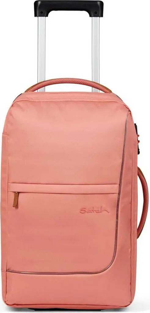 Valise cabine Satch Flow Pure Coral 56cm - Bagage rigide pour enfant