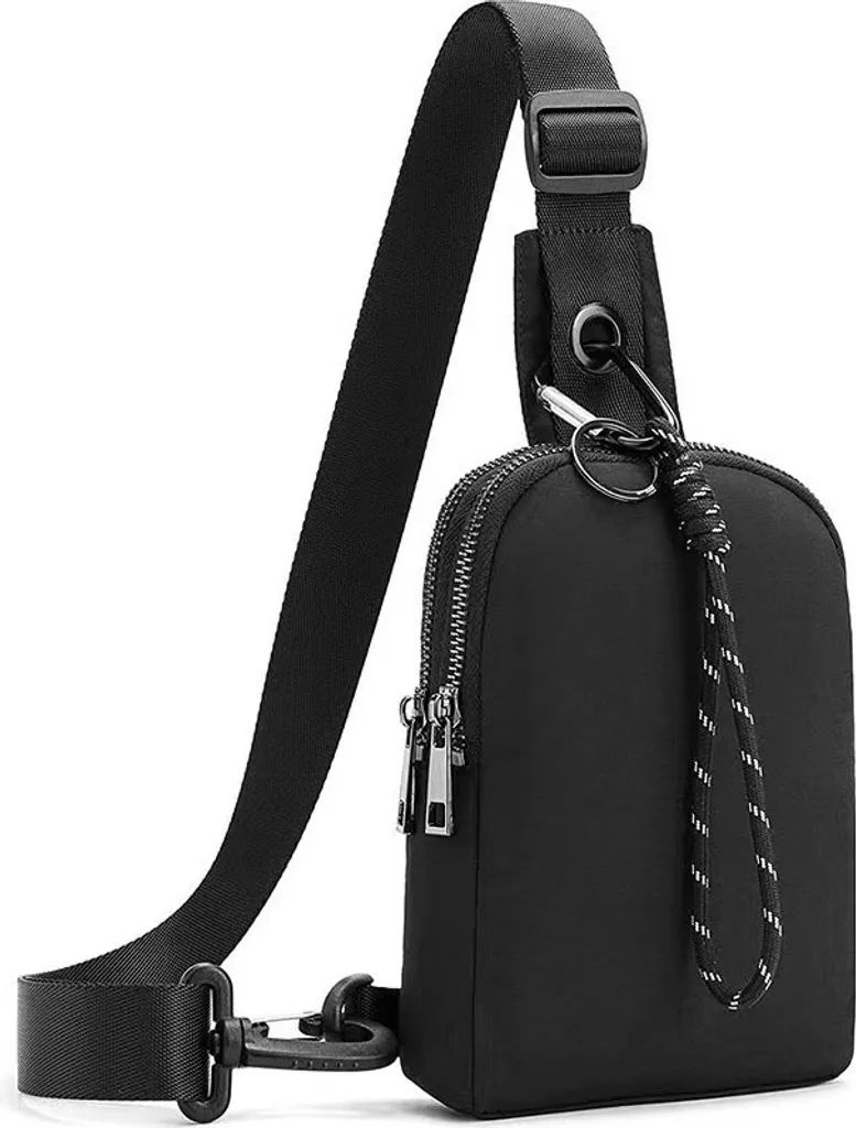 Mini Borsa INF Nera per EDC | Tracolla Tattica per Smartphone