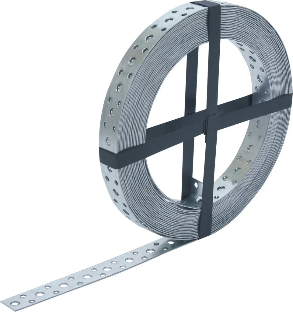 Nastro Perforato Zincato 20x1,5 mm 10m | Rotolo Montaggio Professionale