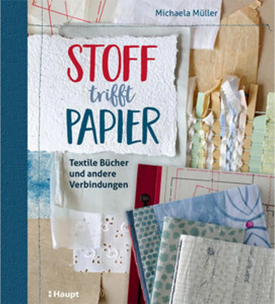 Carnet de notes Stoff trifft Papier avec couverture en tissu durable