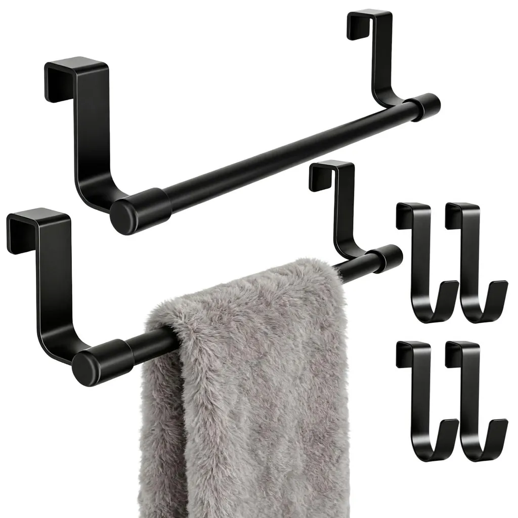 Porte-torchon sans perçage pour meuble, la solution anti-rayures inox