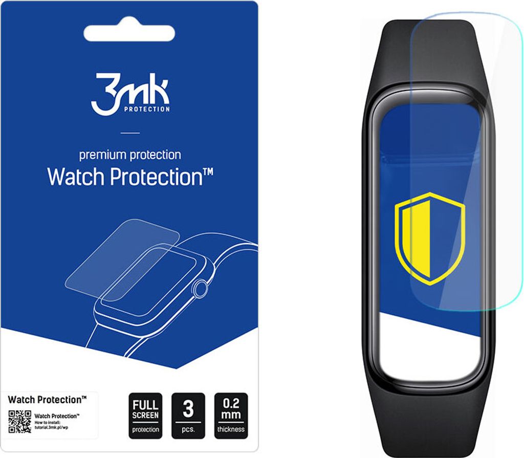 3mk Display Schutzfolie Watch Protection für Samsung Galaxy Fit 2 0,2mm (3 Stück)