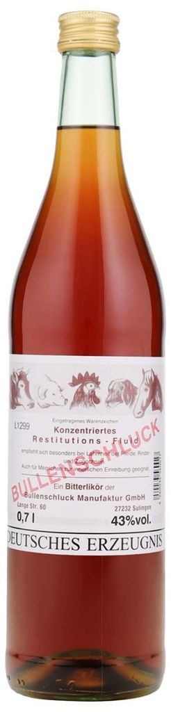 Bullenschluck Kräuterlikör 43% Vol. (0,7 l) Produktbild 