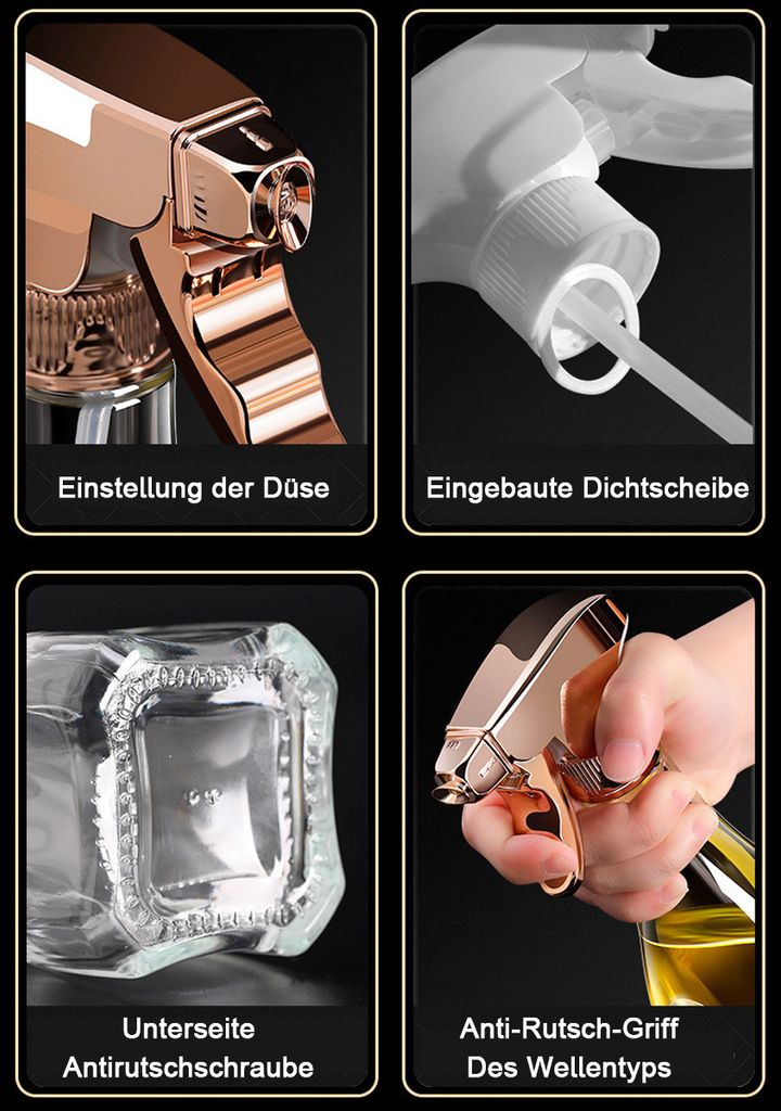 Ölsprüher für Speiseöl Sprühflasche öl Glas Produktbild 3