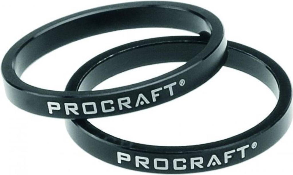 Procraft Ahead Spacer Alu 1.5 Zoll 3 mm 1.5 Zoll schwarz - präzise Lenkerhöhe...