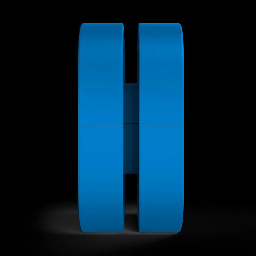 Enrouleur de Câbles Magnétique NZXT Puck Bleu pour Bureau et Gaming PC