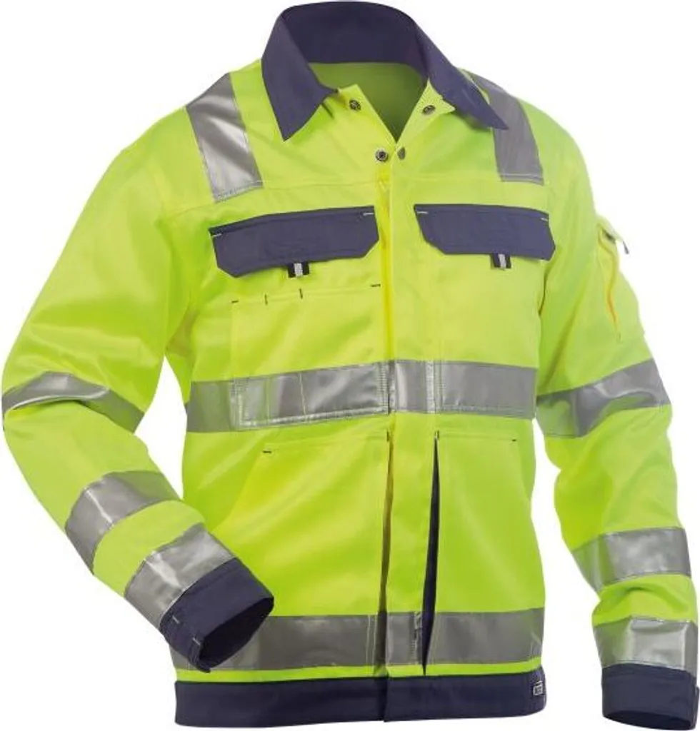 Giacca da lavoro ad alta visibilità, NEON YELLOW/DARK BLUE, taglia 4XL