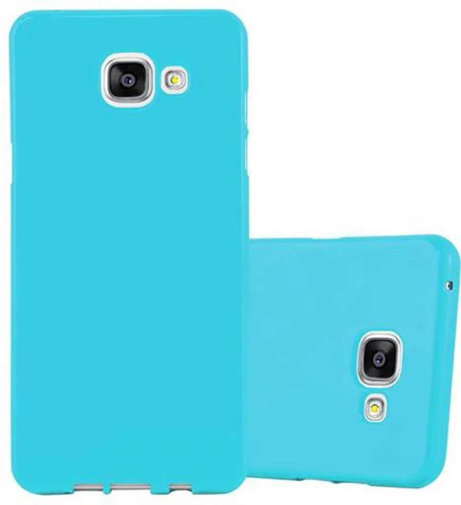 Cover Cadorabo per Samsung A5 2015 - Guscio TPU Blu Protettivo