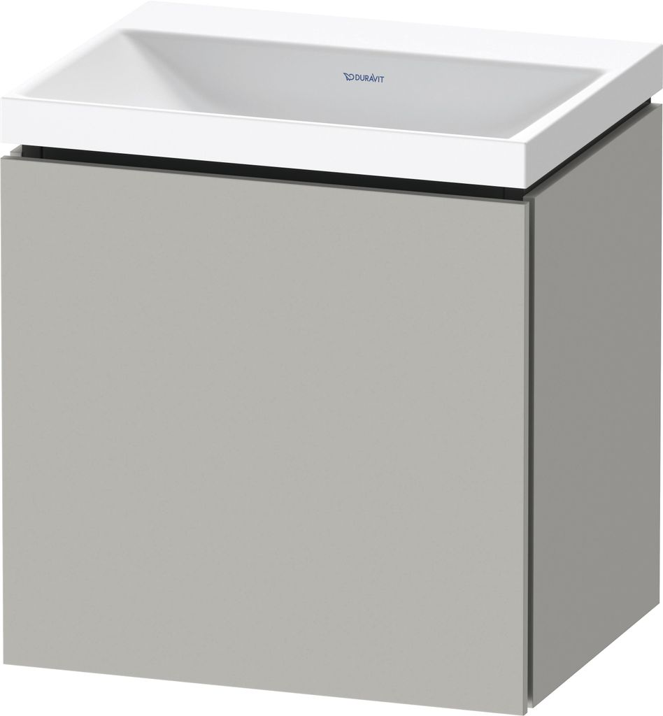 Duravit L-Cube c-shaped Set wandhängend, 1 Tür, Anschlag rechts, ohne Überlauf, ohne Hahnloch, 450x480x350mm, LC6949N07070000