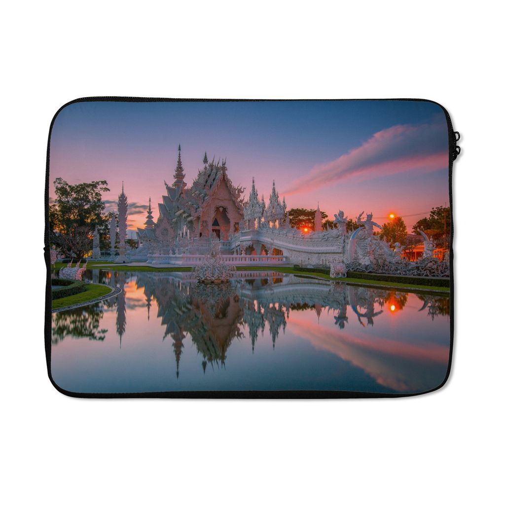 MuchoWow Laptop Hülle 14 ZollThai-Tempel Laptoptasche - Laptoptasche - Stoßsicher - Schutzhaube