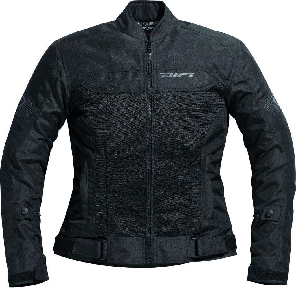 DIFI Ibiza Air Damen Motorrad Textiljacke, schwarz, 38