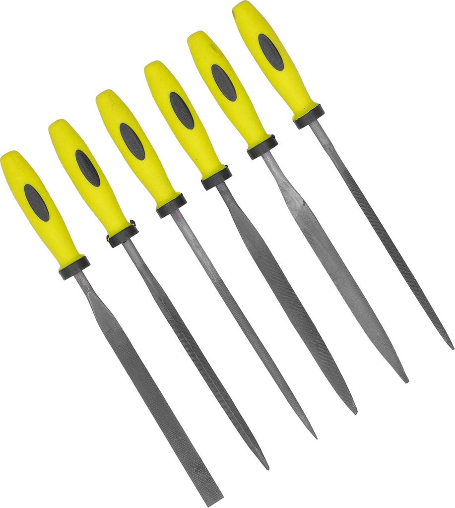 Kleines Feilenset, Nadelfeilen, Lagerstahlfeilen, spitze Vierkantfeilen, flache Endfeilen, manuelles Polierwerkzeug