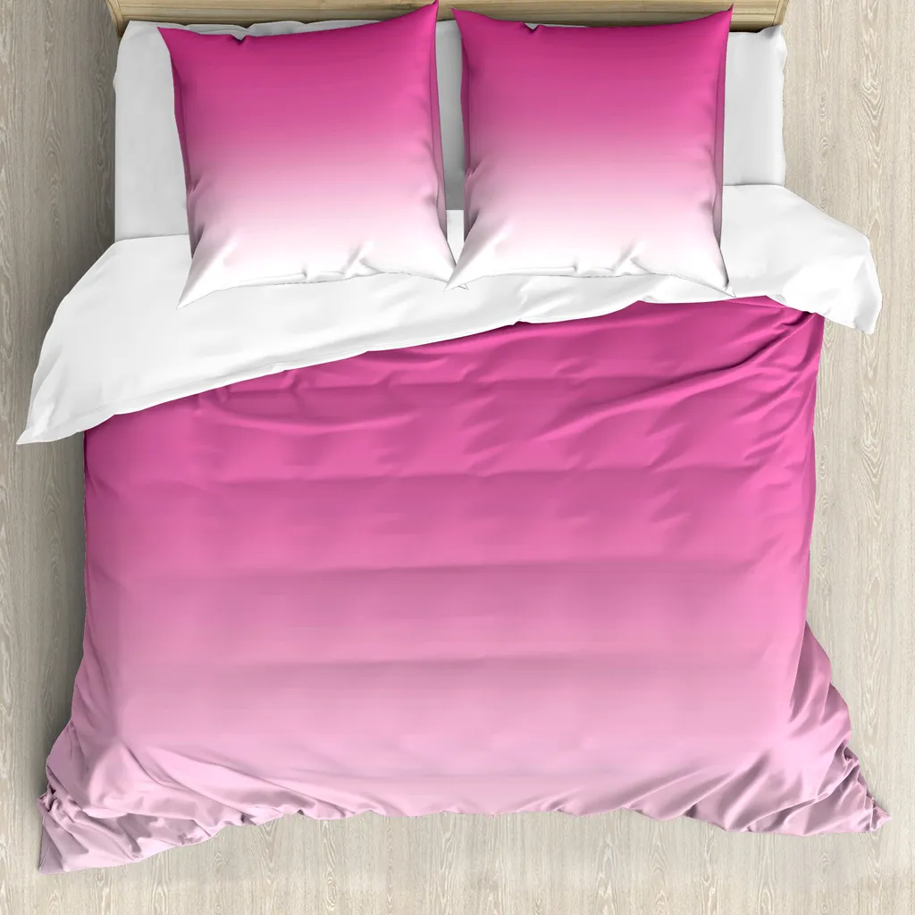 Parure Letto ABAKUHAUS Ombre Rosa Shocking 200x200 Design Moderno