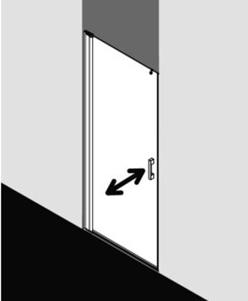Kermi PE1WL08518VAK Pendeltür Pega 1WL 0850x