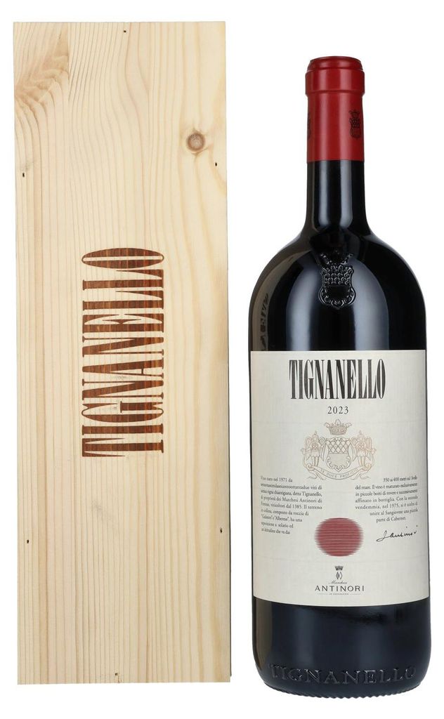Tignanello Magnum 2022 + Holzbox 1500ml 14,5% Vol. Produktbild 