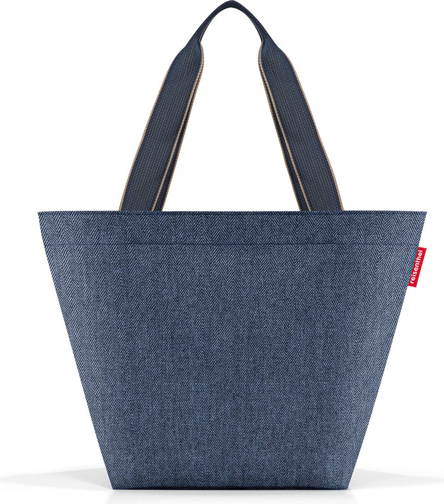 reisenthel Shopper Herringbone Dark Blue dunkelblau Produktbild 