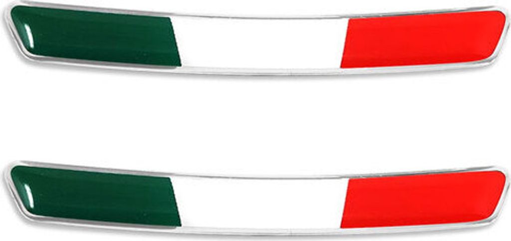 Adesivo 3D Italia per Alfa Romeo Giulia Stelvio leva del Immagine del prodotto 
