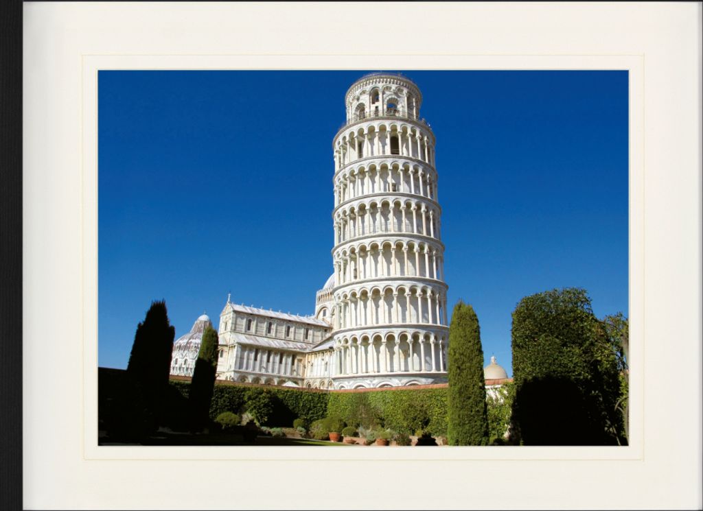 Pisa Gerahmtes Bild Mit Edlem Passepartout | Wand-Bilder | Produktbild 