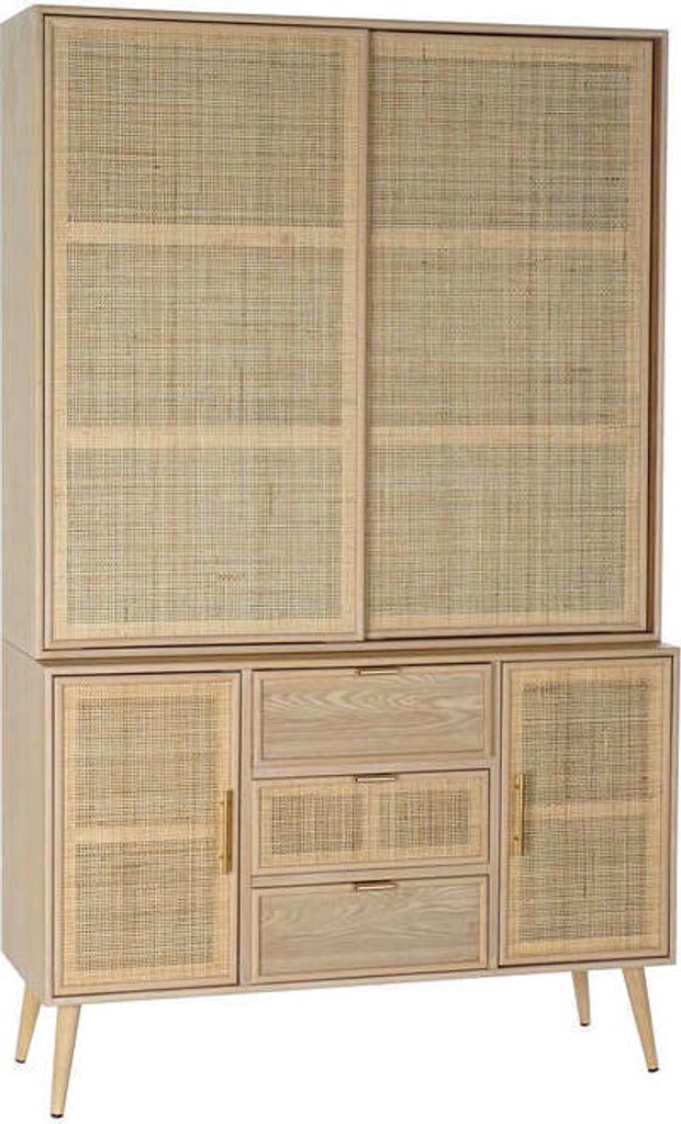 Displayständer DKD Home Decor Paulonia-Holz Holz MDF (120 x 38.5 x 196 cm)