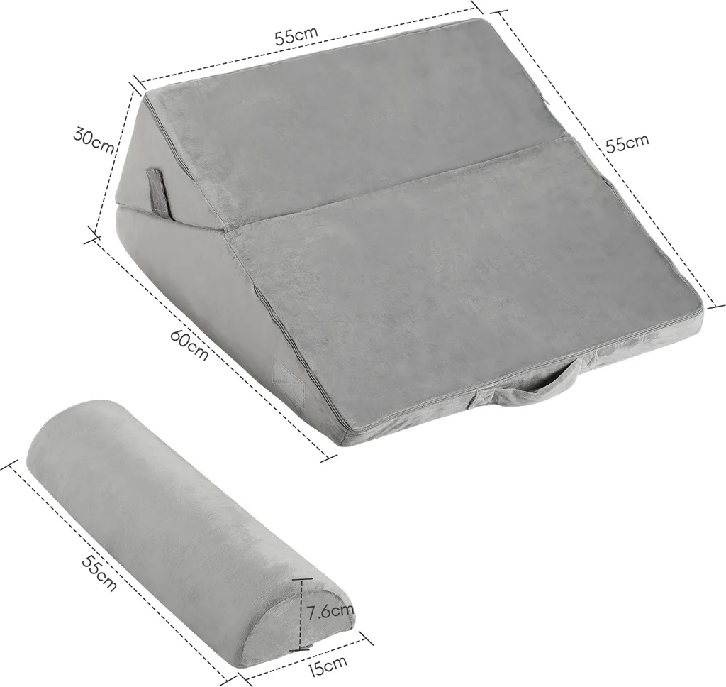 Cuscino Schienale per Letto Aopunly - Ideale per Lettura e Allattamento - 2