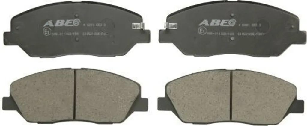 Plaquettes de frein à disque auto pour un remplacement standard ABE